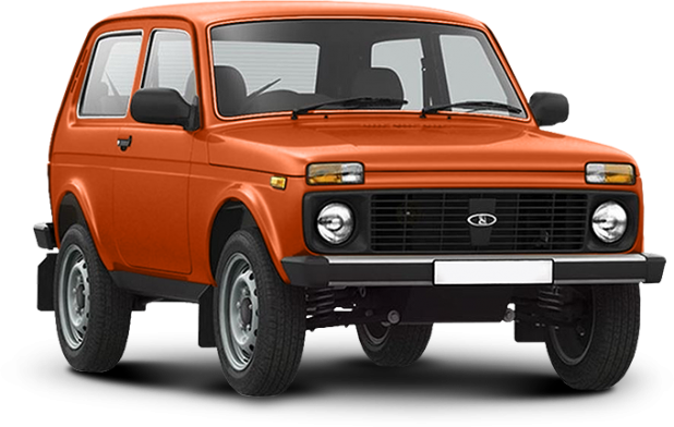 LADA (ВАЗ) 2121 (4x4) в цвете orange