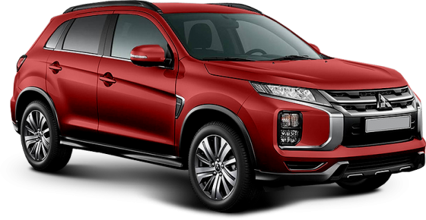 Mitsubishi ASX в цвете красный металлик