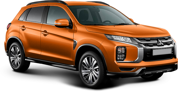 Mitsubishi ASX в цвете оранжевый