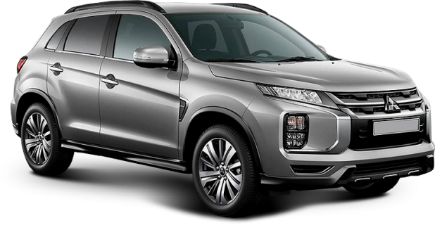 Mitsubishi ASX в цвете серебристый металлик