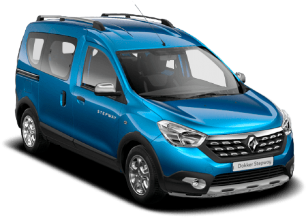 Renault Dokker Stepway в цвете Голубой