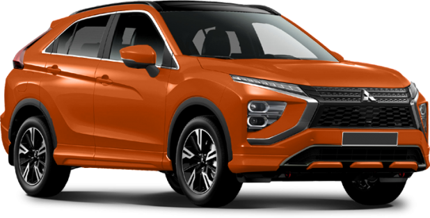 Mitsubishi Eclipse Cross в цвете оранжевый