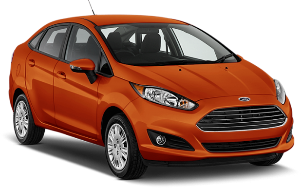 Ford Fiesta в цвете orange