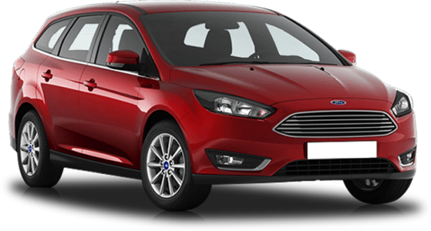 Ford Focus в цвете red