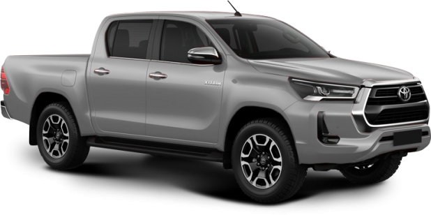 Toyota Hilux в цвете серебристый металлик