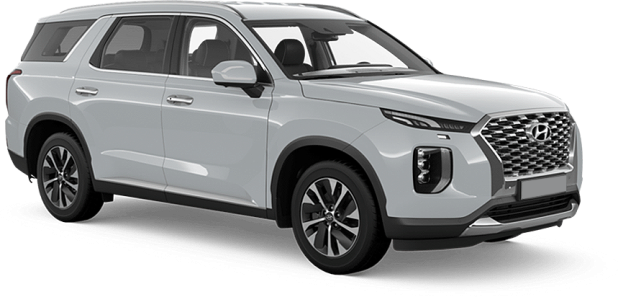 Hyundai Palisade в цвете white cream