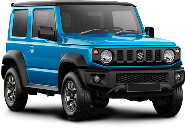 Suzuki Jimny в цвете brisk blue metallic