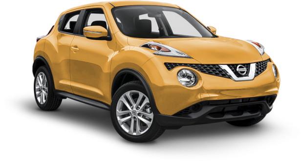 Nissan Juke в цвете жёлтый