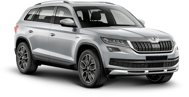 Skoda Kodiaq в цвете brilliant silver