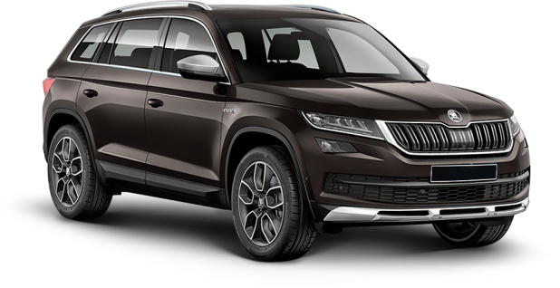 Skoda Kodiaq в цвете magnetic brown