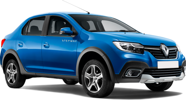 Renault Logan Stepway в цвете blue