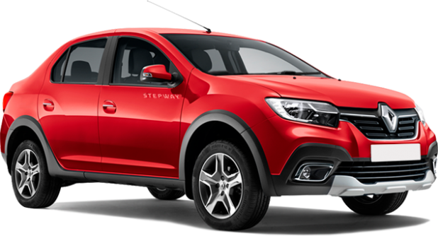 Renault Logan Stepway в цвете red