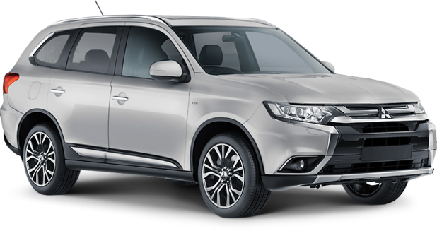 Mitsubishi Outlander в цвете серебристый