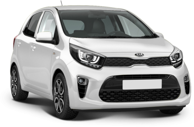 Kia Picanto в цвете clear white