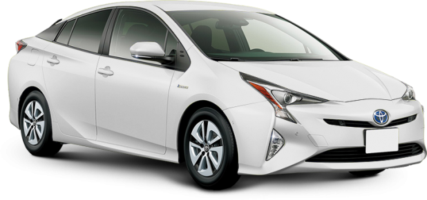 Toyota Prius в цвете белый