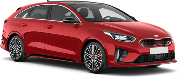 Kia Proceed в цвете track red (frd)