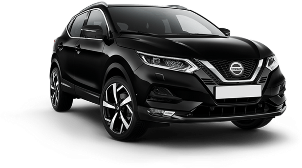 Nissan Qashqai в цвете чёрный