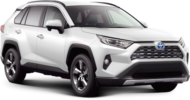 Toyota RAV4 в цвете белый