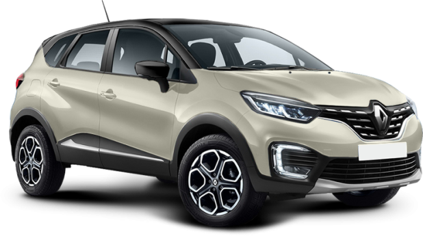 Renault Kaptur в цвете бежевый с черной крышей