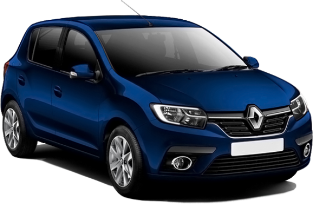 Renault Sandero в цвете синий сапфир