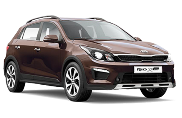 Kia Rio X-Line в цвете Siena Brown (S4N)