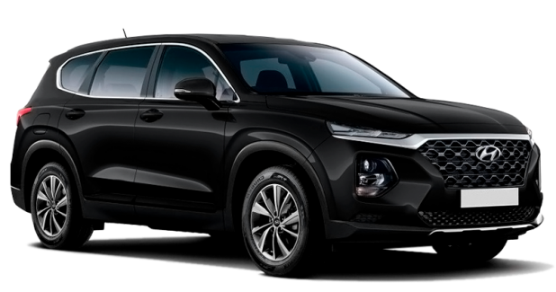 Hyundai Santa Fe в цвете Phantom black