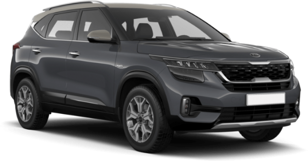 Kia Seltos в цвете gravity gray platinum gold