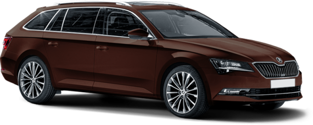 Skoda Superb в цвете brown