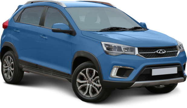 Chery Tiggo 2 в цвете sky blue