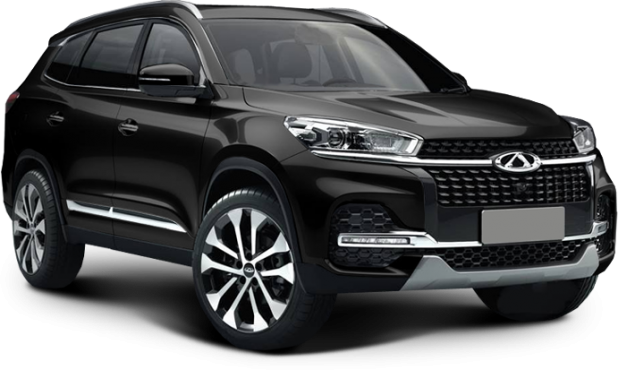 Chery Tiggo 8 в цвете глубокий черный