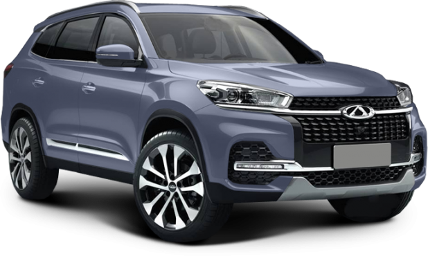 Chery Tiggo 8 в цвете небесно серый