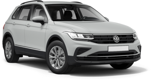 Volkswagen Tiguan в цвете белый