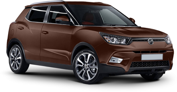 SsangYong Tivoli в цвете brown