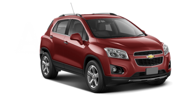 Chevrolet Tracker в цвете Красный металлик