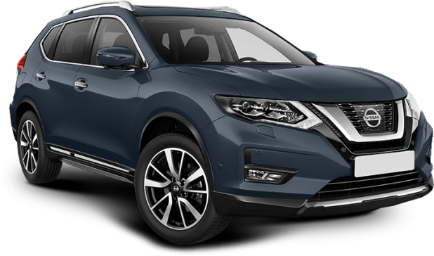 Nissan X-Trail в цвете синий