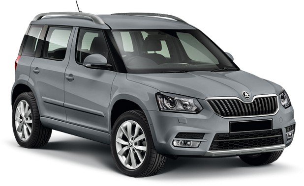 Skoda Yeti в цвете platinum